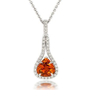 Mandarin Garnet Necklace