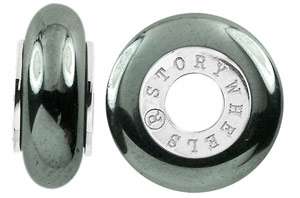 Silver And Hematite UFO Storywheel