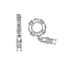 Diamond And Silver Mum Storywheels Charm