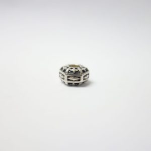 Silver Hexagonal Storywheels Charm