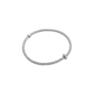 FOPE 18ct White Gold Prima Diamond Bracelet
