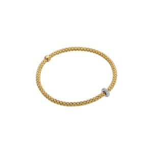 FOPE 18ct Yellow Gold Diamond Prima Bracelet