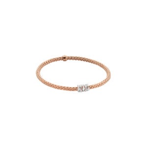 FOPE 18ct Rose Gold Diamond Prima Bracelet
