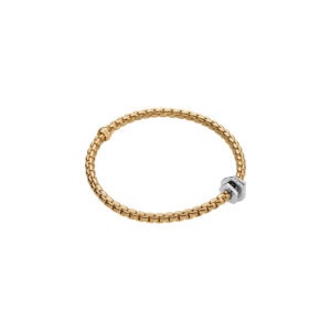 FOPE 18ct Yellow Gold Eka Tiny Diamond Bracelet