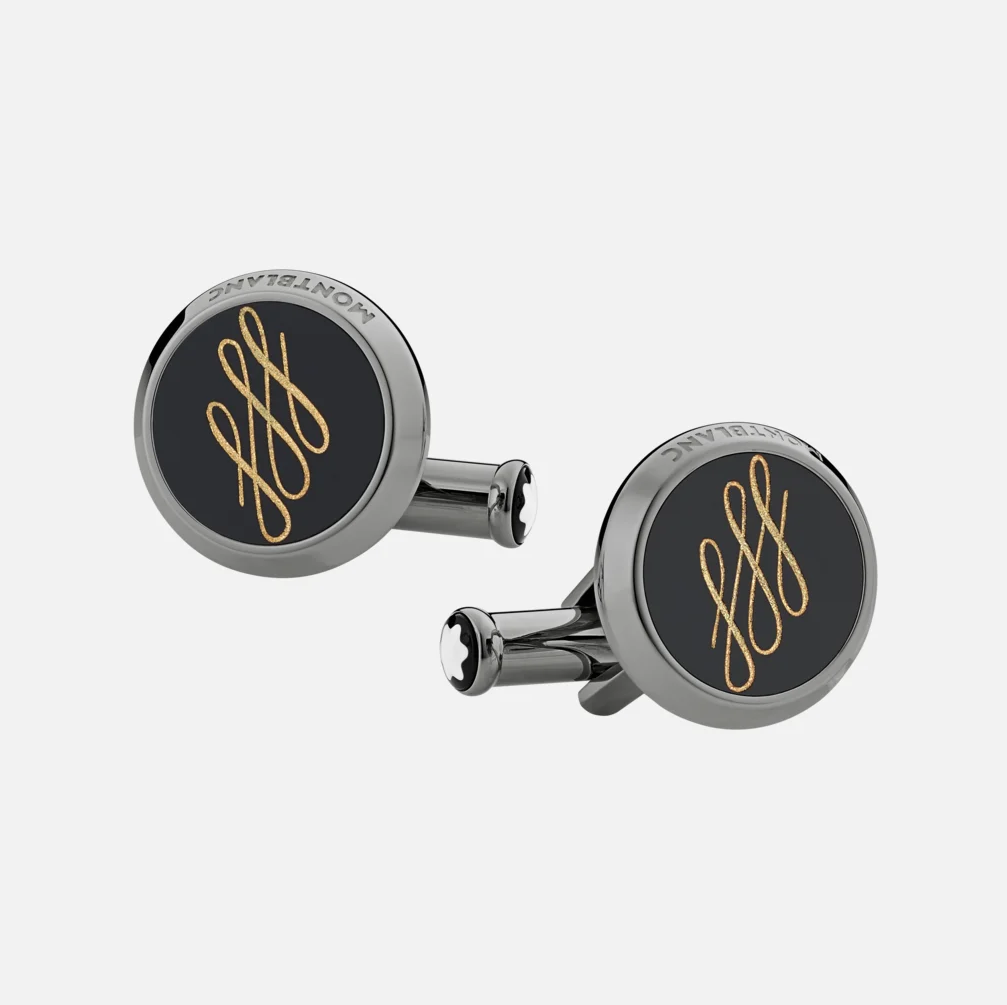 Calligraphy Pattern Cufflinks