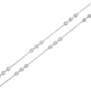 18ct WG Diamond Set Necklace