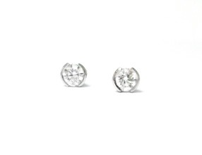 18ct White Gold & Diamond Earrings 0.50ct