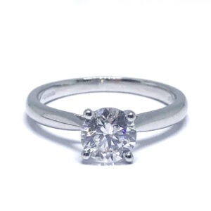18ct White Gold Diamond Solitaire Ring 0.70ct