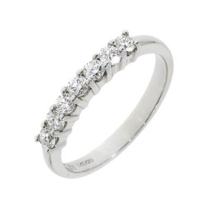 Platinum Diamond 7 Stone Ring