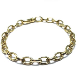18ct Yellow Gold Oval Link Bracelet
