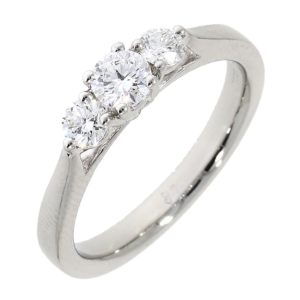 Platinum Diamond Trilogy Ring