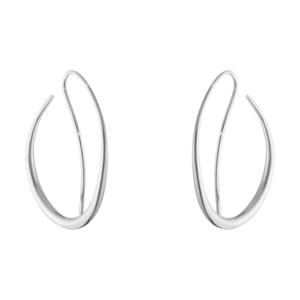 Georg Jensen Sterling Silver Offspring Double Ear Hoops