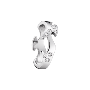 Georg Jensen 18ct White Gold Diamond Fusion Ring
