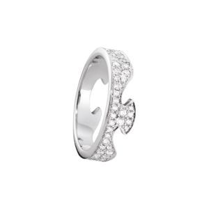 Georg Jensen 18ct White Gold Diamond Fusion Ring