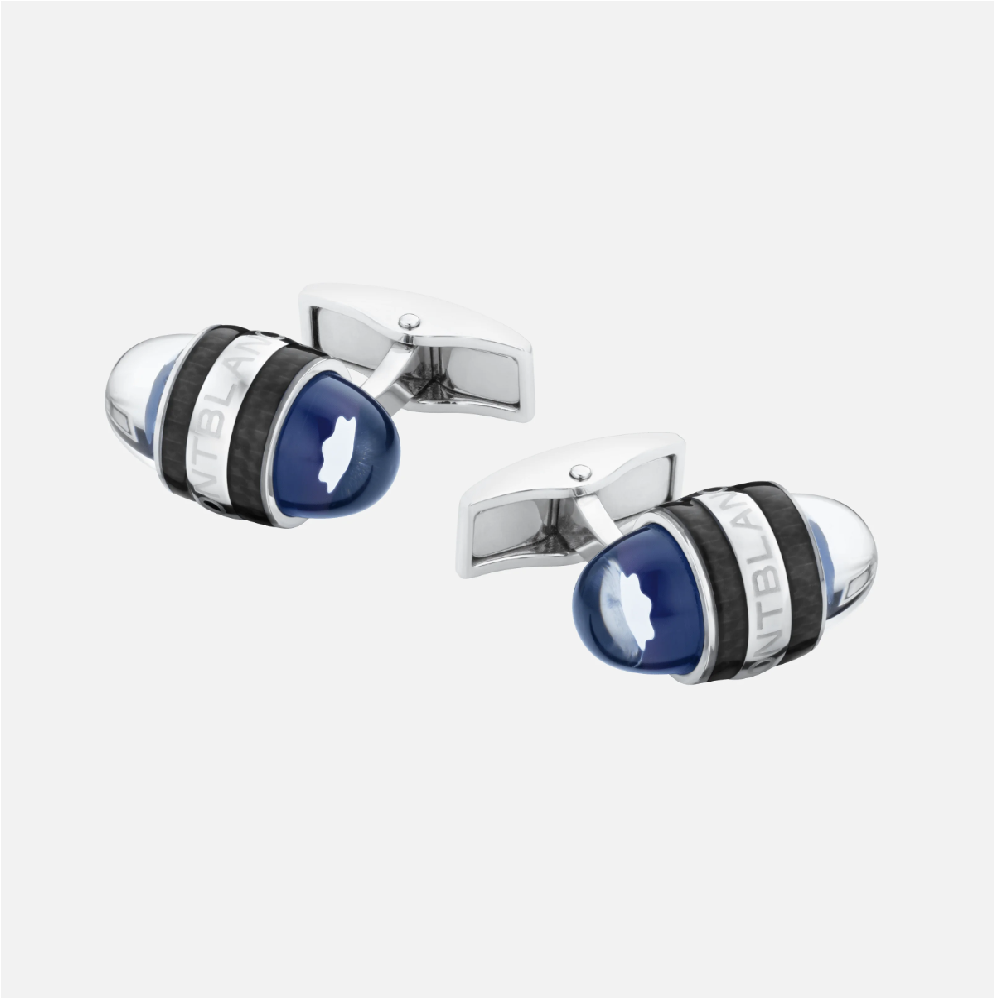 Montblanc StarWalker Cufflinks Steel and Lacquer