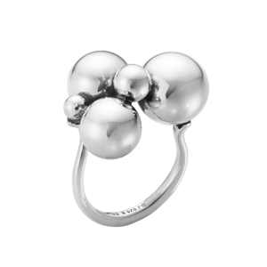 Georg Jensen Sterling Silver Moonlight Grapes Ring