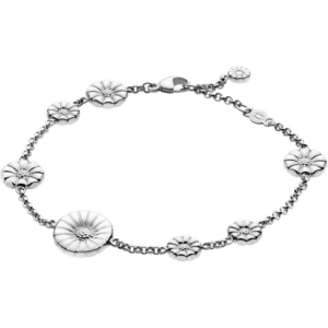 Georg Jensen Sterling Silver Daisy Bracelet