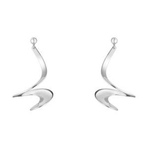Georg Jensen Sterling Silver Moebius Earrings