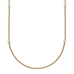 FOPE 18ct Yellow Gold Prima Diamond Necklace