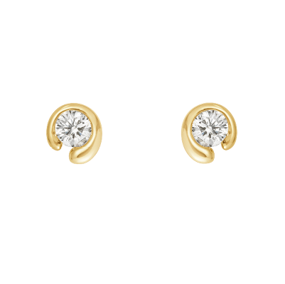 Georg Jensen 18ct Yellow Gold Mercy Earrings