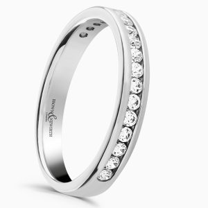 Platinum Synergy Diamond Half Eternity Ring 0.30cts