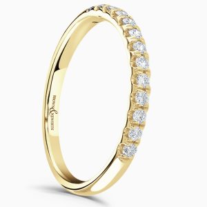 18ct Yellow Gold Diamond Half Eternity Ring 0.25cts