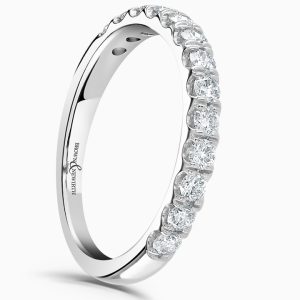 Platinum Serilda Diamond Half Eternity Ring 0.50cts