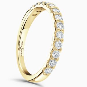 18ct Yellow Gold Serilda Diamond Half Eternity Ring 0.50cts