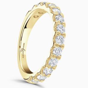18ct Yellow Gold Diamond Half Eternity Ring 1.00cts