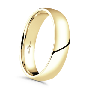 18ct Yellow Gold Simplicity Wedding Band 4mm