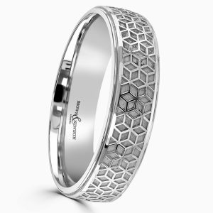 Platinum Wedding Band 6mm