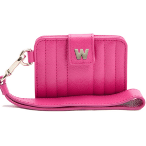 Mimi Credit Card Holder with Wristlet - Pink