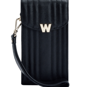 Mimi Phone Case with Wristlet & Lanyard - Black