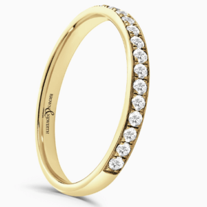 18ct Yellow Gold Diamond Half Eternity Ring 0.25cts