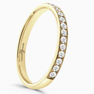 18ct Yellow Gold Diamond Half Eternity Ring 0.33cts