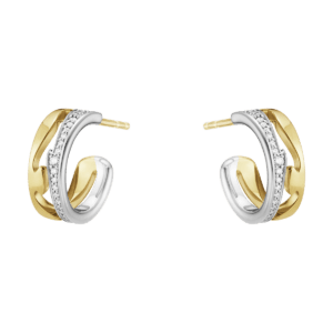 Georg Jensen 18ct Gold Diamond Fusion Earrings