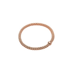 FOPE 18ct Yellow Gold Diamond Solo Bracelet
