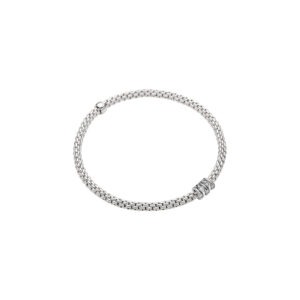 FOPE 18ct White Gold Prima Diamond Bracelet