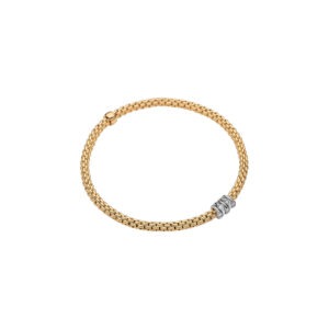 FOPE 18ct Yellow Gold Prima Diamond Bracelet