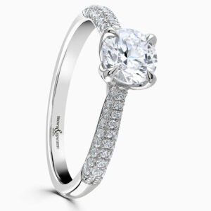 Platinum Leilani Diamond Solitaire Ring 0.70cts