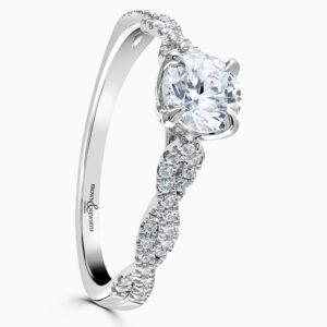 Platinum Zahara Diamond Solitaire Ring 0.50cts