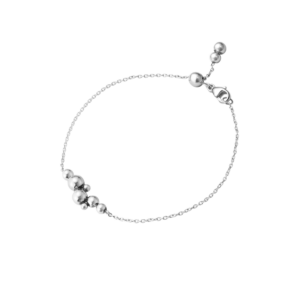 Georg Jensen Sterling Silver Moonlight Grapes Chain Bracelet