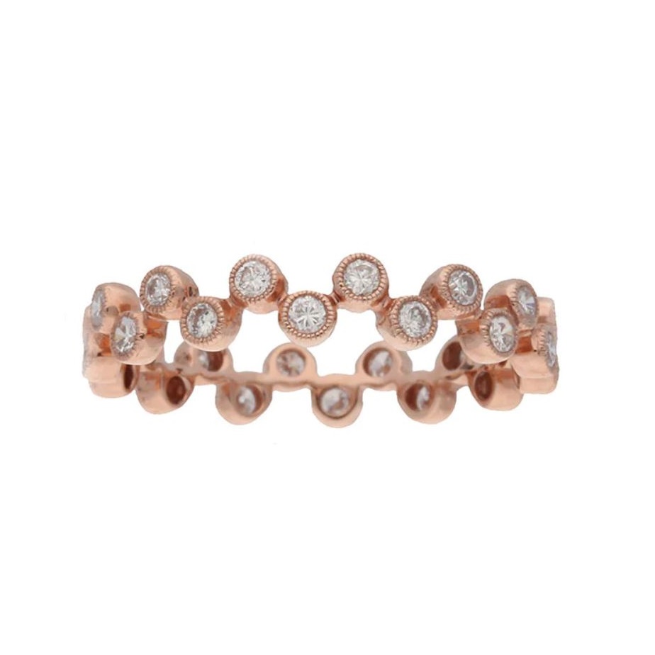 18ct Rose Gold Diamond Eternity Ring