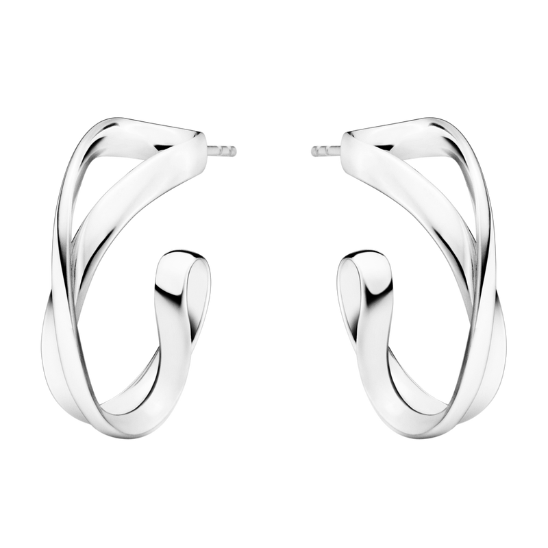 Georg Jensen Sterling Silver Infinity Small Earhoops