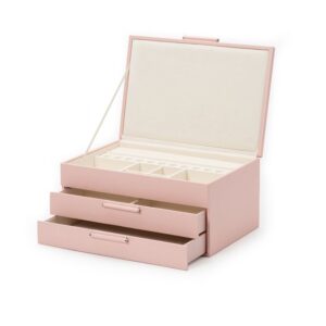 Sophia Jewellery Box with Draws - Rose Quartz