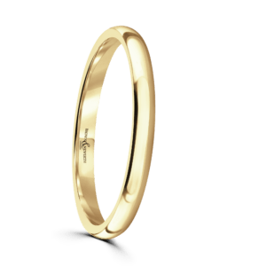 18ct Yellow Gold  Wedding Band 2mm