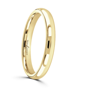 18ct Yellow Gold Wedding Band 2.5mm