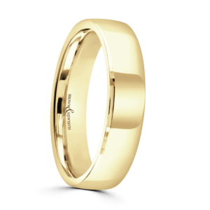 18ct Yellow Gold Infinity Wedding Band 5mm