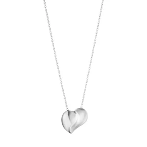 Hearts of Georg Jensen Sterling Silver Necklace