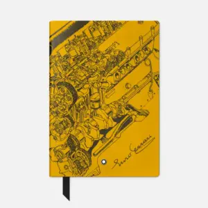 Notebook #146 small, Great Characters Enzo Ferrari, Giallo Modena - Lined